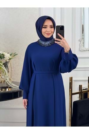 AMOR DRESS LACİVERT