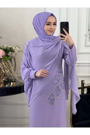PEONY DRESS LİLA