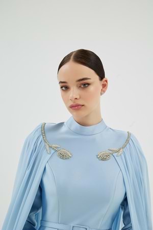 SHOSAN DRESS BUZ MAVİ