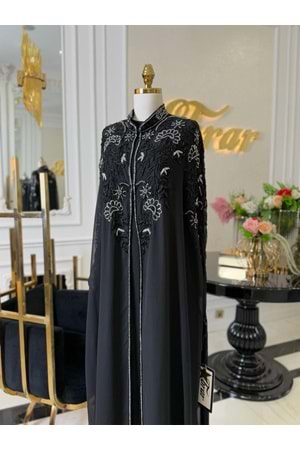 JASMIN VIP ABAYA TAKIM SİYAH