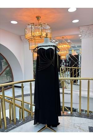 AELLA VIP DRESS SİYAH