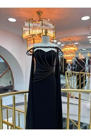 AELLA VIP DRESS SİYAH
