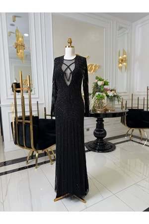 THESSYNE VIP DRESS SİYAH