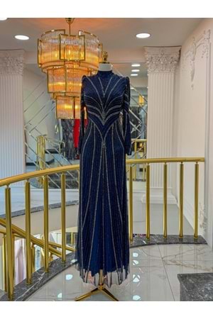 ZAHRA VIP DRESS LACİVERT