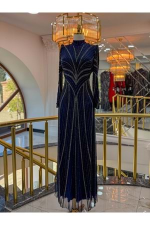 ZAHRA VIP DRESS LACİVERT