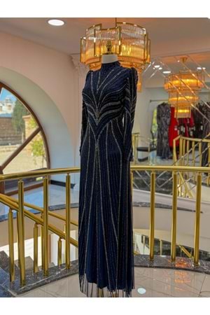 ZAHRA VIP DRESS LACİVERT