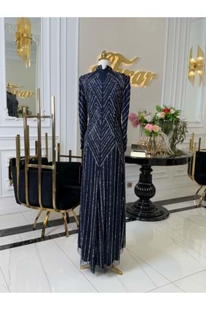 ZEHRE VIP DRESS LACİVERT