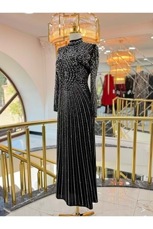 CRİSTAL DRESS SİYAH