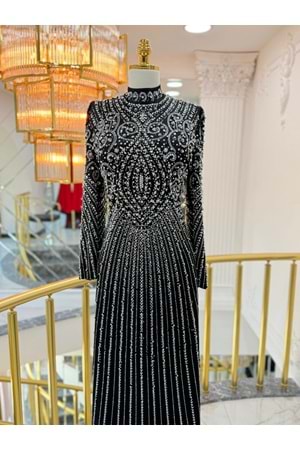 CRİSTAL DRESS SİYAH