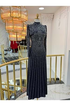 CRİSTAL DRESS LACİVERT