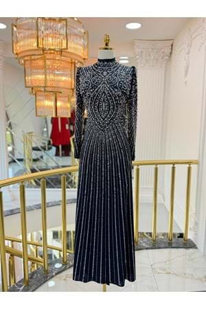 CRİSTAL DRESS LACİVERT