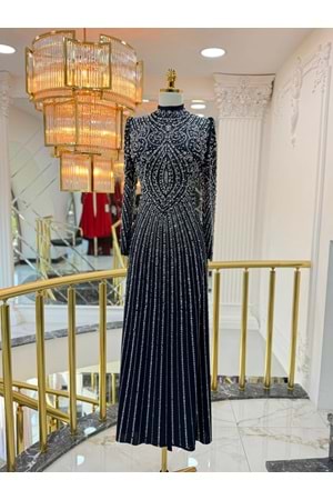 CRİSTAL DRESS LACİVERT