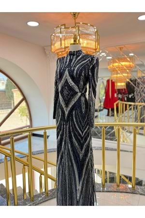 AMİRAH DRESS LACİVERT