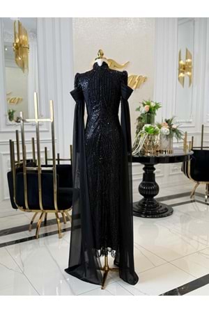 AHLAM DRESS SİYAH