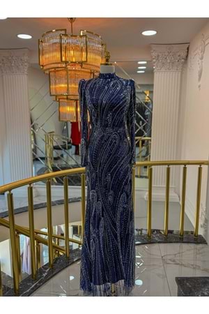 NAJMAH DRESS LACİVERT