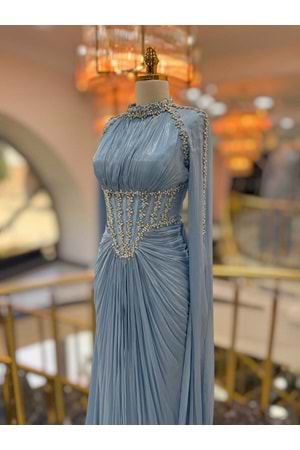 ARDEN VIP DRESS BUZ MAVİ - 40