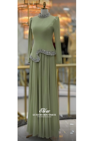 CLİO DRESS LİMON YEŞİLİ