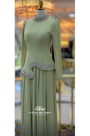 CLİO DRESS LİMON YEŞİLİ