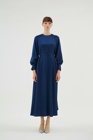 ELİZA ELBİSE LACİVERT