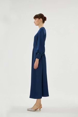 ELİZA ELBİSE LACİVERT