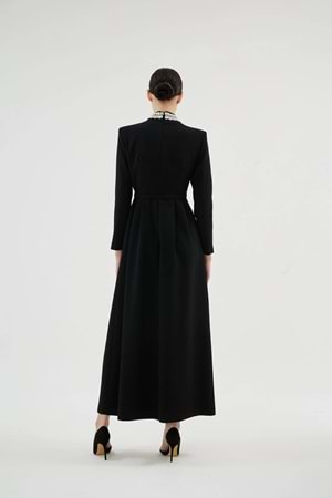 MENTA CLARA ELBİSE SİYAH