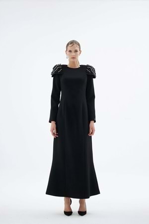 BAGLIORE ELBİSE SİYAH