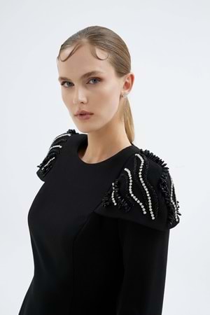 BAGLIORE ELBİSE SİYAH