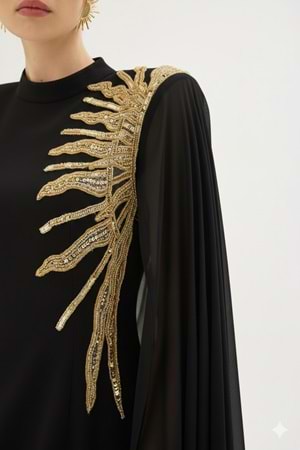 HELIA ELBİSE SİYAH