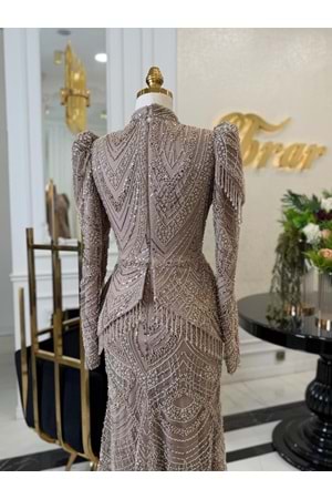 NERA DRESS KAHVE
