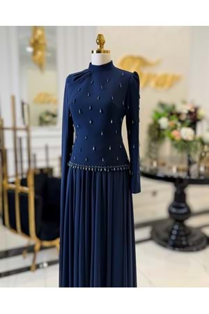 ALER DRESS LACİVERT