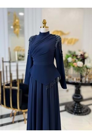 ALARA DRESS LACİVERT