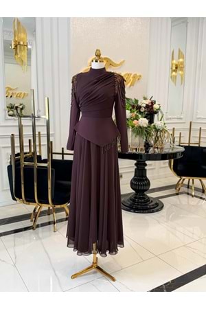 ALARA DRESS KAHVE