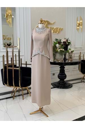 BENSU DRESS BEJ