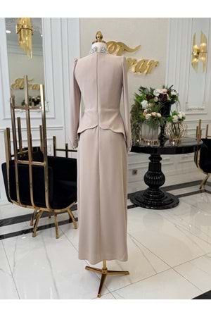 BENSU DRESS BEJ