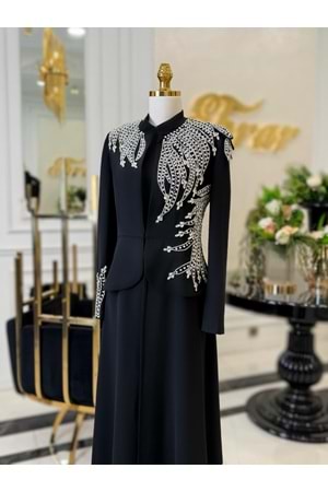 BEVERLEY RARE ABAYA TAKIM KRİSTAL