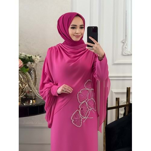 PEONY DRESS FUŞYA