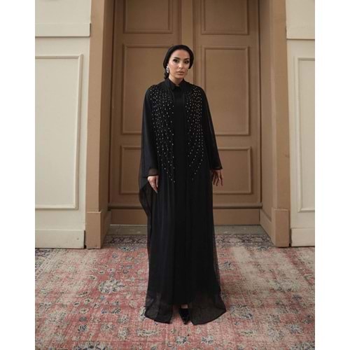IKNUR ABAYA SİYAH