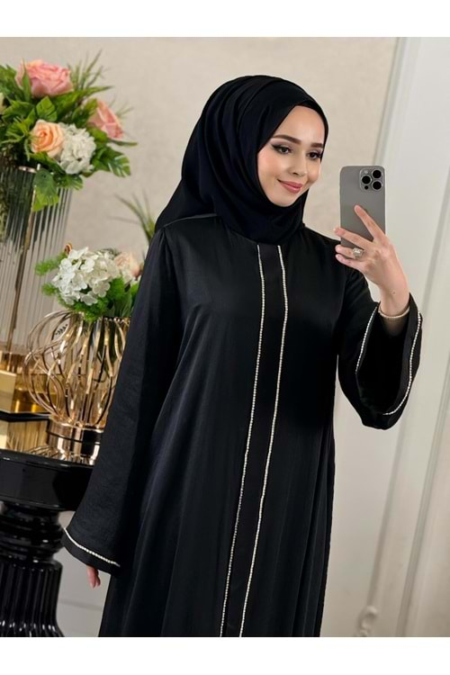 CHICAGO ABAYA SİYAH