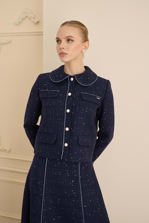 AURORA SET ETEKLİ TAKIM LACİVERT