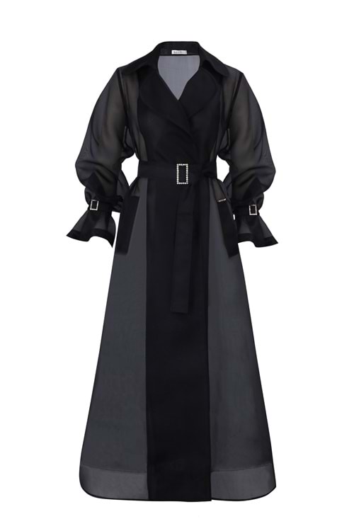 BISTRO TRENCH SİYAH