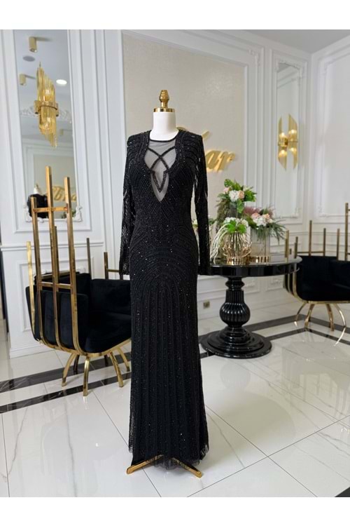 THESSYNE VIP DRESS SİYAH