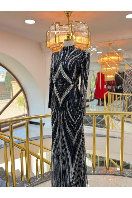 AMİRAH DRESS LACİVERT