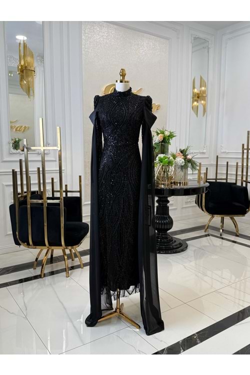 AHLAM DRESS SİYAH