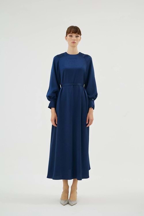 ELİZA ELBİSE LACİVERT