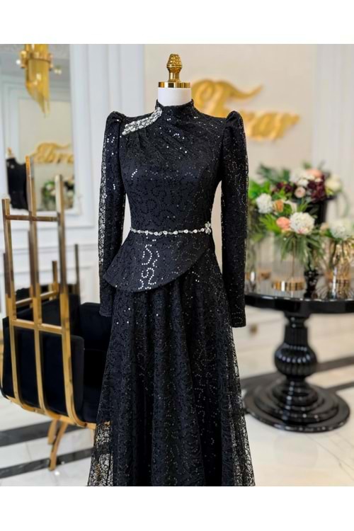 MİHRİ DRESS SİYAH