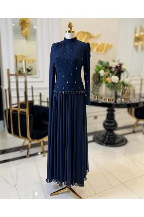 ALER DRESS LACİVERT