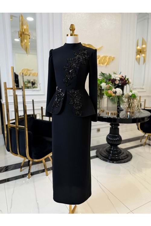 ALQAS DRESS SİYAH