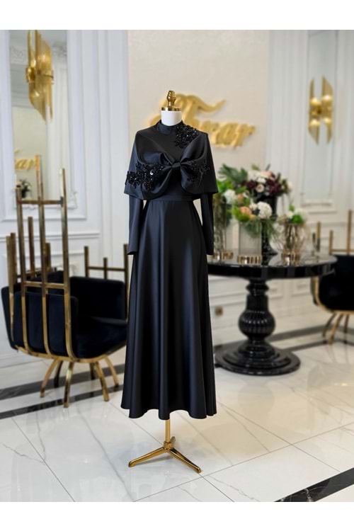 ELQAN DRESS SİYAH