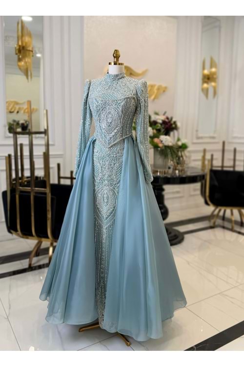 ELYA DRESS MİNT YEŞİLİ