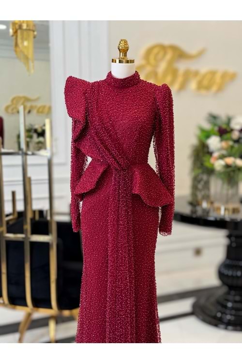 CARLEY DRESS BORDO